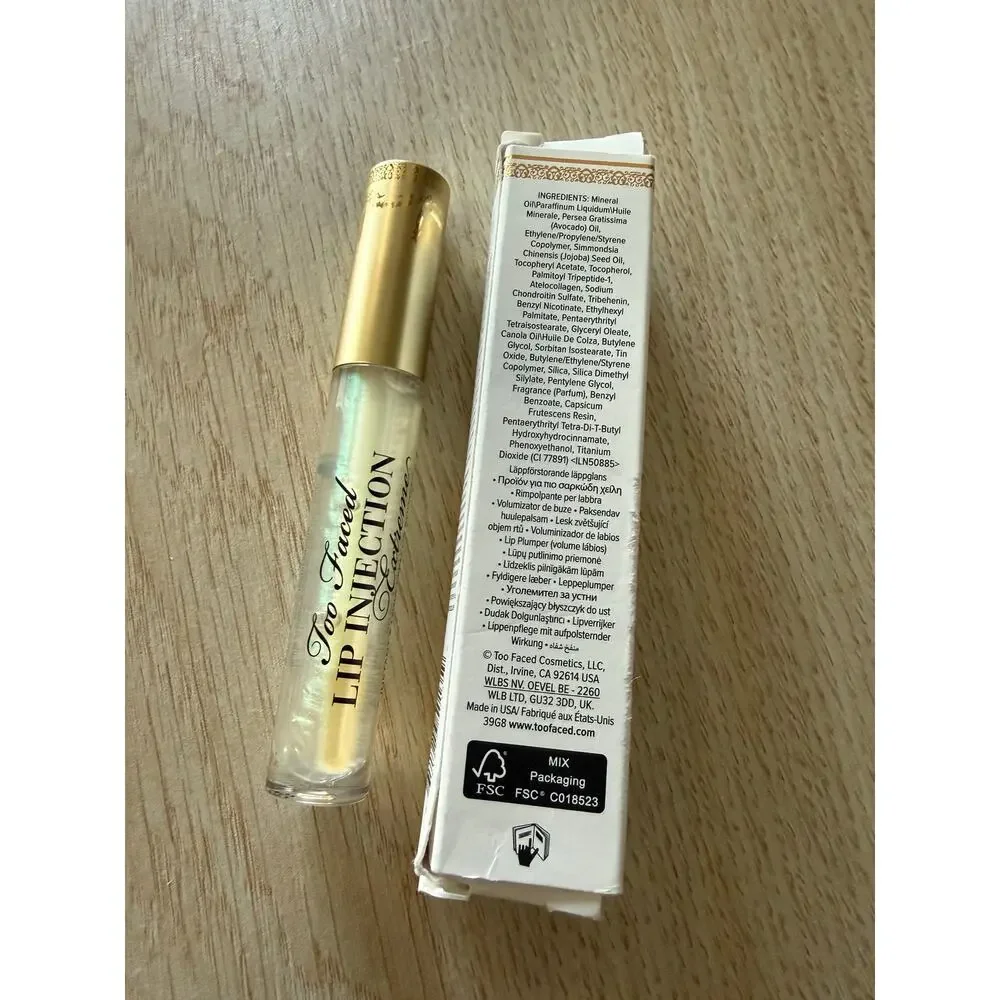 $33 New Too Faced Lip Injection Extreme Lip Plumper in Original